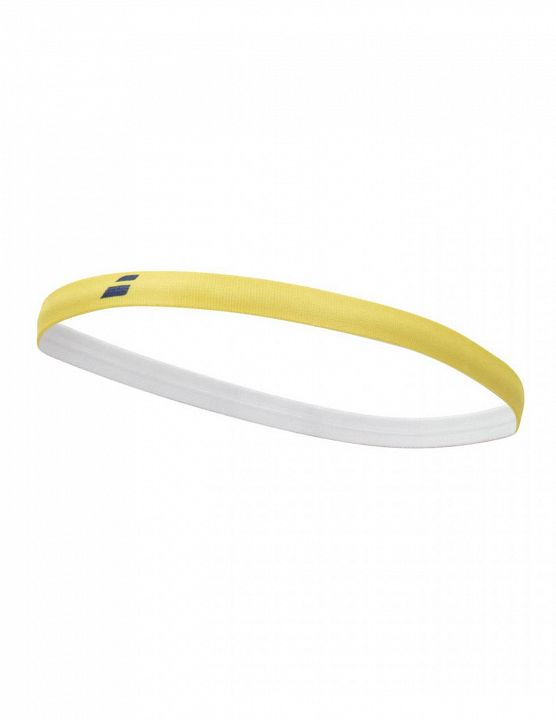 Babolat Elastic Woman Headband Yellow / Navy x3